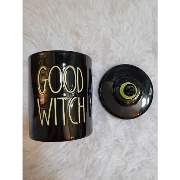 Rae Dunn Ceramic "GOOD WITCH" Canister New - Picture 2 of 8